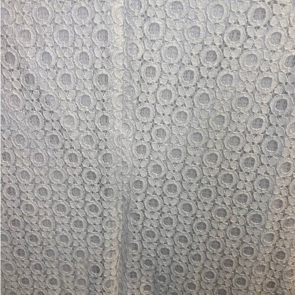 Sharagano Women's White Eyelet Floral Lace Sheath Dress Size 8 Keyhole Classic - Picture 6 of 6